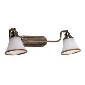 Rabalux Grando zidna lampa E14 2x40W bronza/bela Kupatilska rasveta