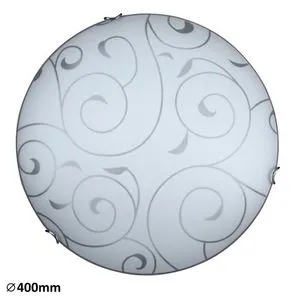 Rabalux Harmony lux plafonjeraD40E27 2x60Whrom/bela