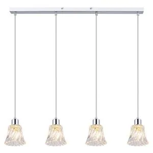 Rabalux Hestia,visilica E14 4x40W,hrom