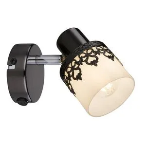 Rabalux Lacey spot E14 MAX 40W crna/bela/hrom