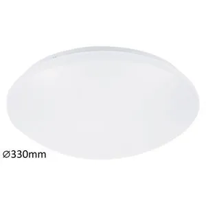 Rabalux Lucas plafonjera sa ugrađenim LED 18W D33 bela IP20
