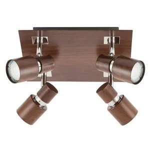Rabalux Merkur 4x spot wenge bez sijalice Spot rasveta
