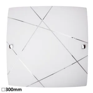 Rabalux Phaedra plafonjera 300x300 E27 60W bela