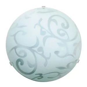 Rabalux Scroll plafonjera D25 E27 60W, bela