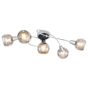 Rabalux Tamara plafonjera, E14 5x40W,hrom