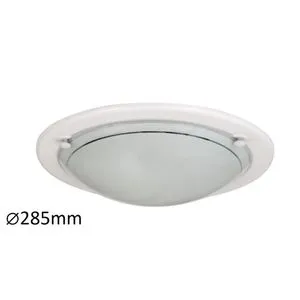 Rabalux Ufo plafonjera D29 E27 60W bela opal