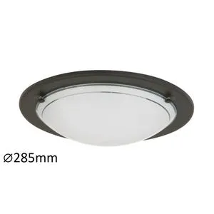 Rabalux Ufo plafonjera D29 E27 60W crna opal