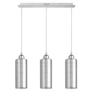 Rabalux Vera Visilica,E27,3x40W, hrom Moderna rasveta