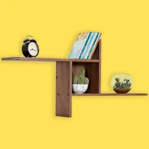 Raf-04-Oo-1 Oslo - Zidni Regal od Orahovog Drveta