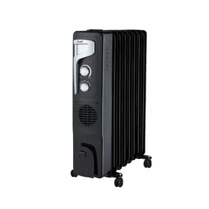 RAF R.0929B ULJNI RADIJATOR SA VENTILATOROM 9 REBARA CRNI 2400W