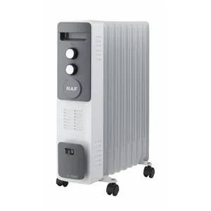 RAF R.0938 ULJNI RADIJATOR SA VENTILATOROM 9 REBARA BELO/SIVI 2400W