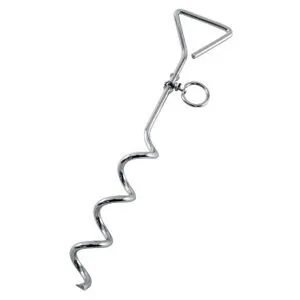 Šraf za vezivanje psa Dog Tether - SIVA