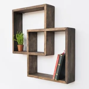 Raf045 Walnut Wall Shelf
