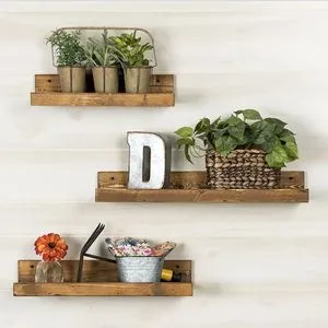 Raf118 Walnut Wall Shelf