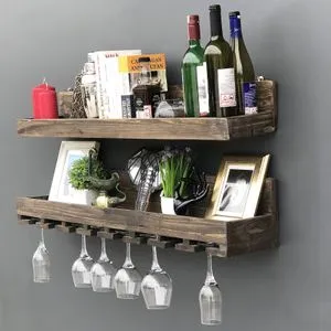 Raf124 Walnut Wall Shelf