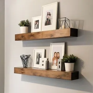 Raf273 Wooden Decorative Wooden Wall Shelf