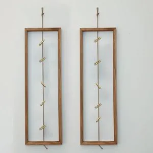 Raf287 Drvena Dekorativna Zidna Polica