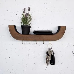 Raf289 Drvena Dekorativna Zidna Polica