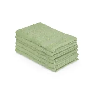 Rainbow - Green Green Wash Towel Set (6 Pieces)