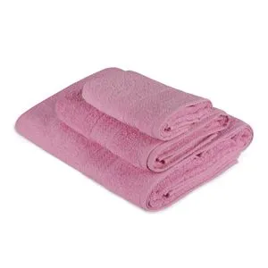 Rainbow - Pink Pink Towel Set (3 Pieces)