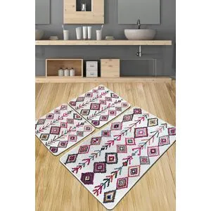 Raje Djt Multicolor Bathmat Set (3 Pieces)