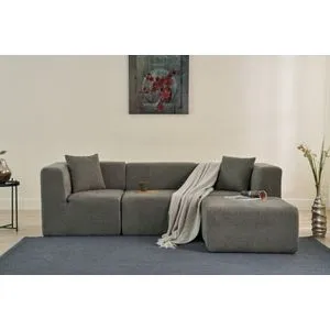 Raks - Sivi Ugaoni Sofa