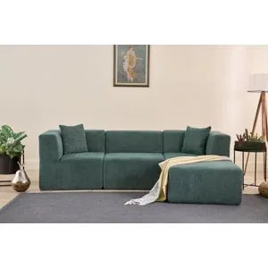 Raks - Zeleni Ugaoni Sofa