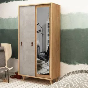 Rana Oak Wardrobe