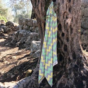 Rapsodi - Green Green Fouta (Beach Towel)