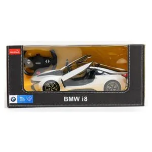 Rastar RC BMW i8 1:14 (beli, crni)