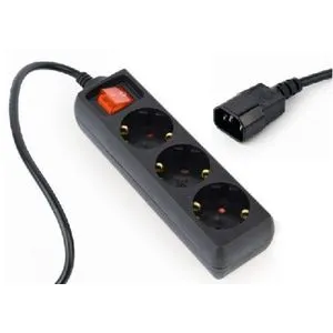 Razvodni kabl za UPS Gembird EG-PSU3-01 C14 - 3x šuko 0,6m