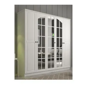 Rb-017 Matte White Wardrobe