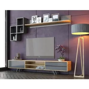 Rb-046 Anthracite
Oak TV Unit
