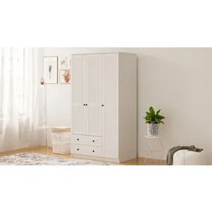 Rb-062-01 Matte White Wardrobe
