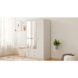 Rb-062-03 Matte White Wardrobe