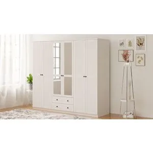 Rb-064-03 Matte White Wardrobe