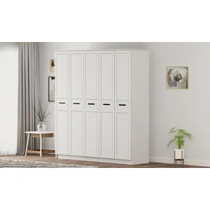 Rb-168-01-005 Matte White Wardrobe