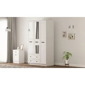 Rb-168-01-009 Matte White Wardrobe