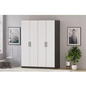 Rb-183-01 Matte White
Anthracite Wardrobe