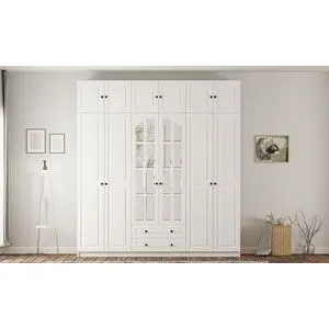 Rb-185-15 Matte White Wardrobe