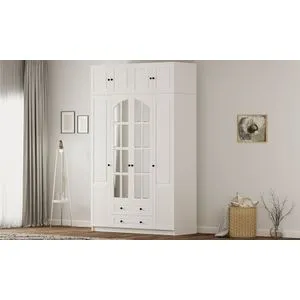 Rb-185-17 Matte White Wardrobe