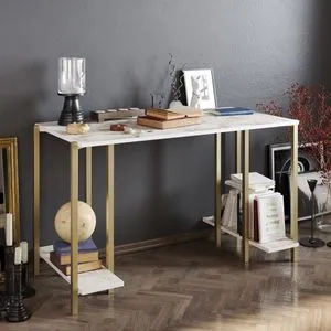 Reader - White, Gold White
Gold Study Desk