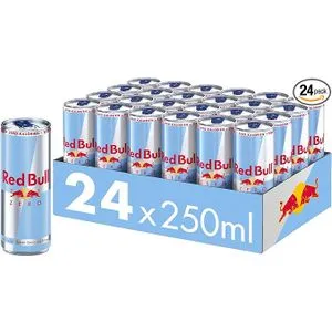 Red Bull Zero bez šećera 250 ml, XXL pakovanje 24 limenke