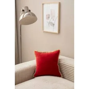 Red v1 Red Cushion Cover