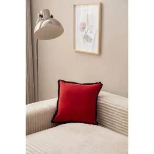 Red v3 Red Cushion Cover