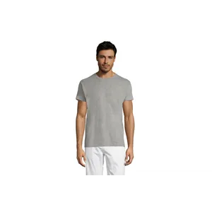REGENT unisex majica sa kratkim rukavima - Grey melange, 3XL