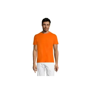 REGENT unisex majica sa kratkim rukavima - Narandžasta, XS