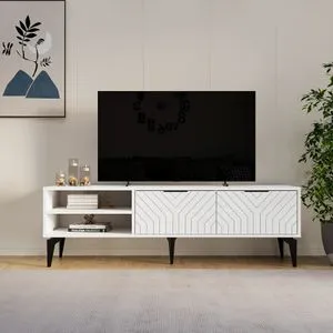 Regina - White White TV Stand