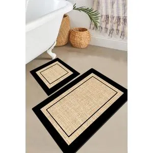 Regona - Beige Beige Bathmat Set (2 Pieces)