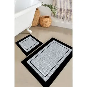 Regona - Grey Grey Bathmat Set (2 Pieces)